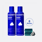 Harrys Original 8 Blades & 2 Shave Gels